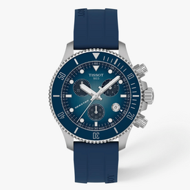 TISSOT watches T1202171704100 - Seastar 1000 SS, Blue Chrono