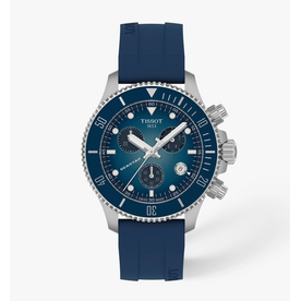 TISSOT watches T1202171704100 - Seastar 1000 SS, Blue Chrono