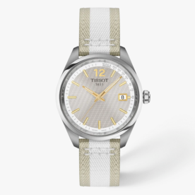 TISSOT watches T1502101703700 - PR100 LDS SS, Grey Synthetic Strap