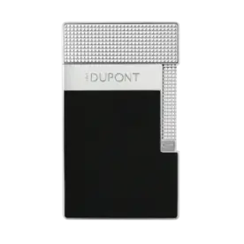 ST DUPONT Table Lighter Black Silver
