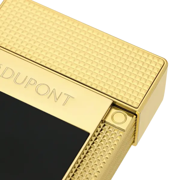 ST DUPONT Table Lighter Black Gold