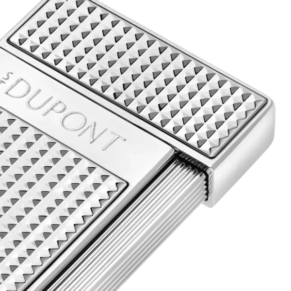 ST DUPONT Slimmy Chrome Diamond Head Lighter
