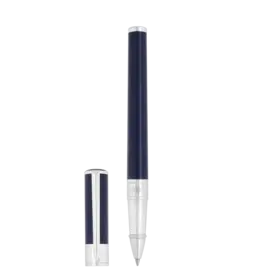 ST DUPONT Initial Blue Chrome RB Pen