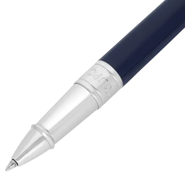 ST DUPONT Initial Blue Chrome RB Pen