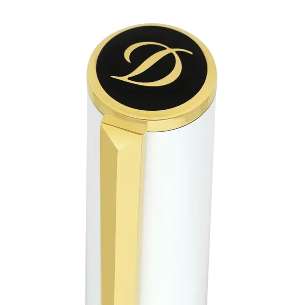 ST DUPONT Initial White Gold RB Pen