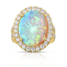 JR2300OP-18K - 2.09Ct Dia 10.56Ct Op Ring