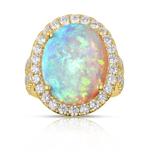 JR2300OP-18K - 2.09Ct Dia 10.56Ct Op Ring