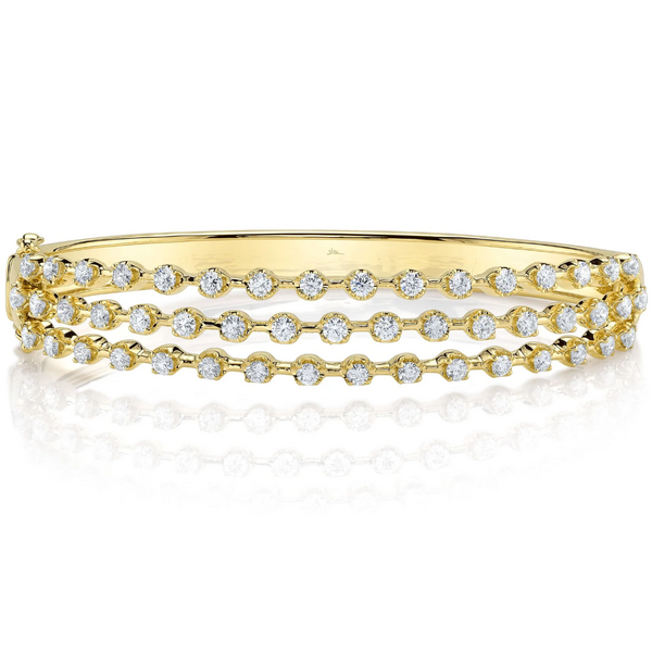 SHY CREATION INC SC55028708ZS - 14ky 2.24 Dia Crown Bangle