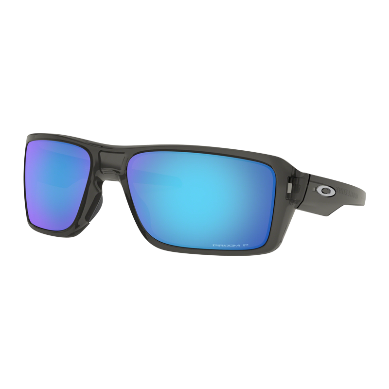 Oakley Oakley Double Edge Grey Smoke w/ Prizm Sapphire Polarized