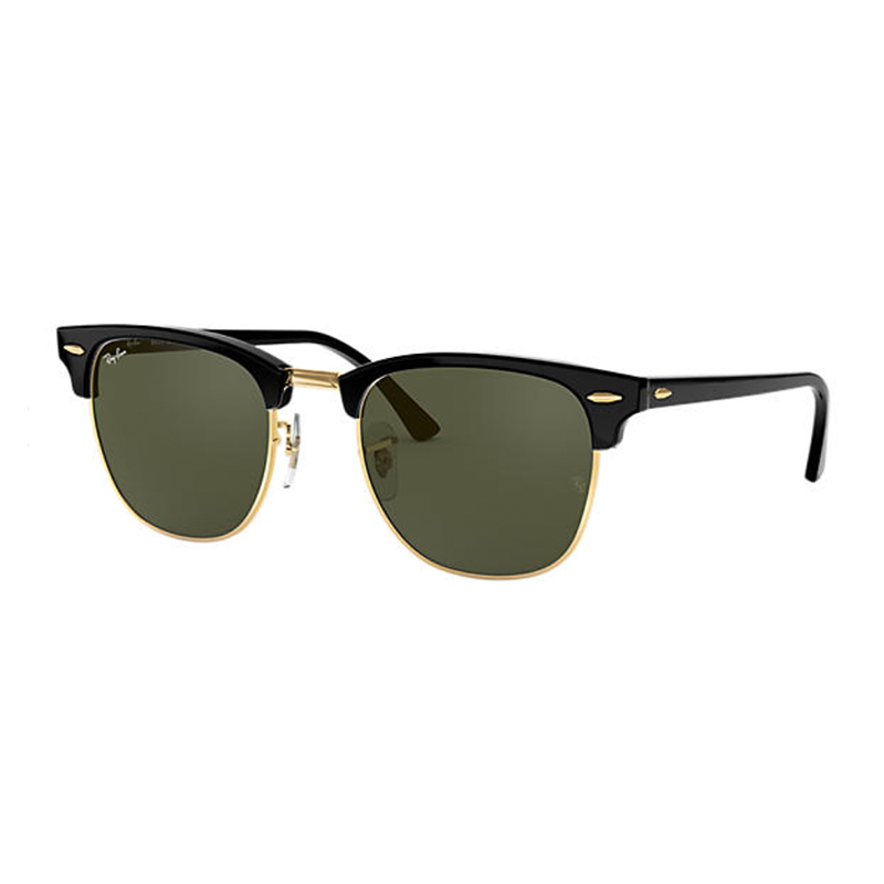 Ray Ban Ray Ban Clubmaster Black on Arista / G-15 Green