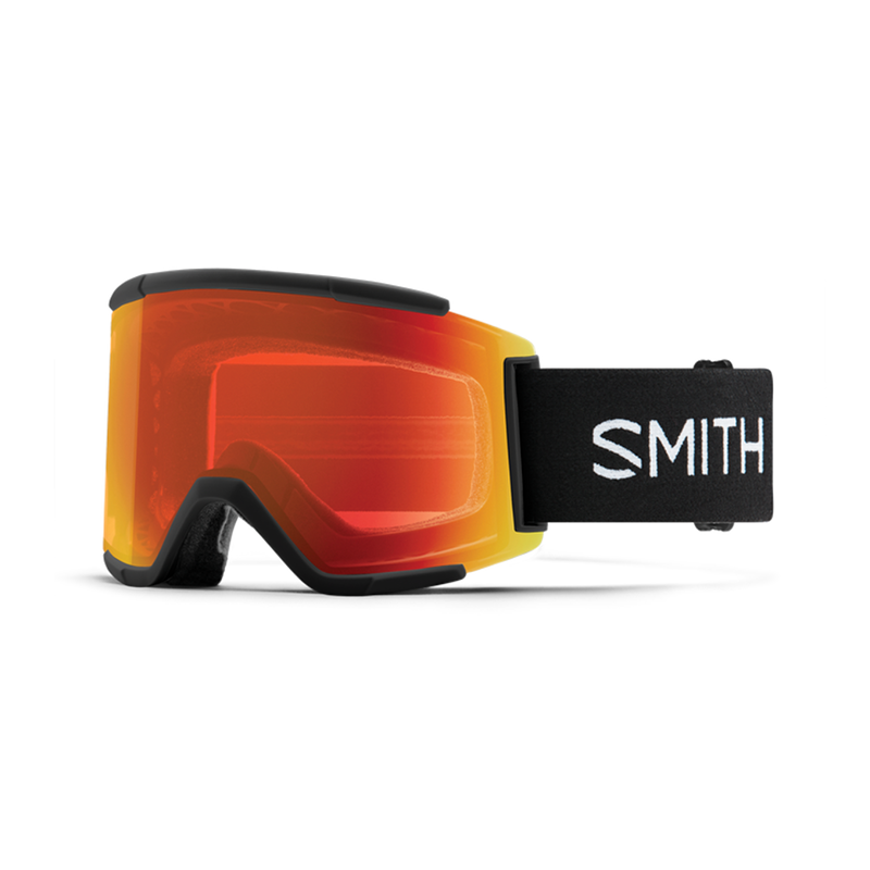 Smith Smith Squad XL Black W/ ChromaPop Everyday Red Mirror