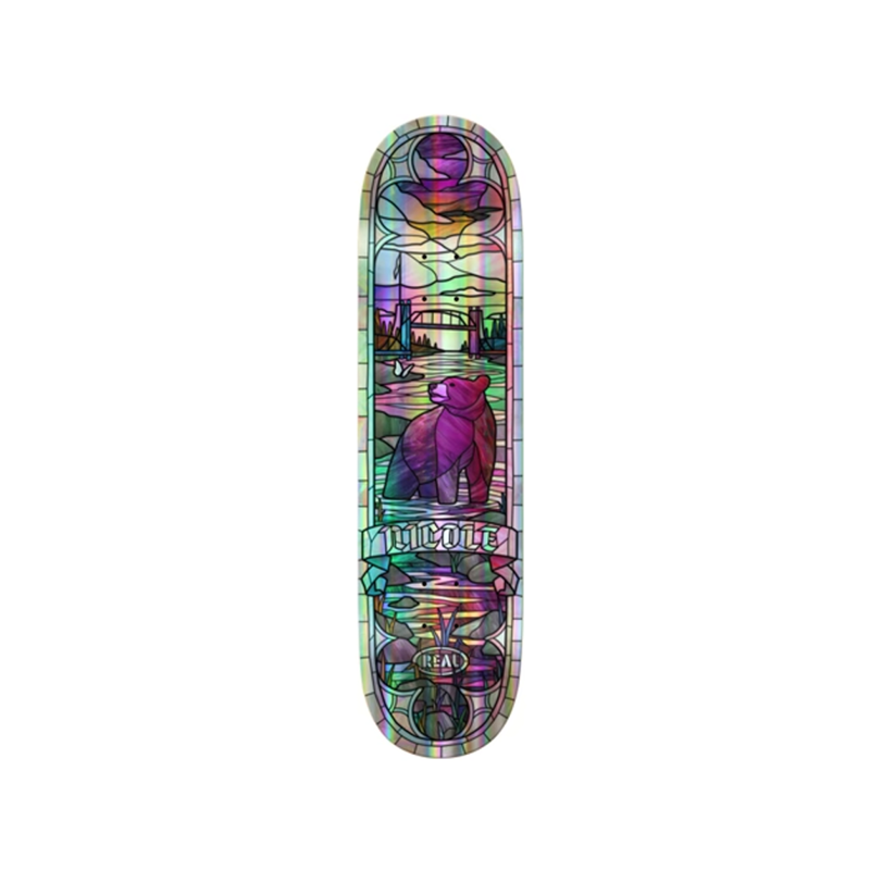 Real Skateboards Real Nicole Holographic Cathedral - 8.38