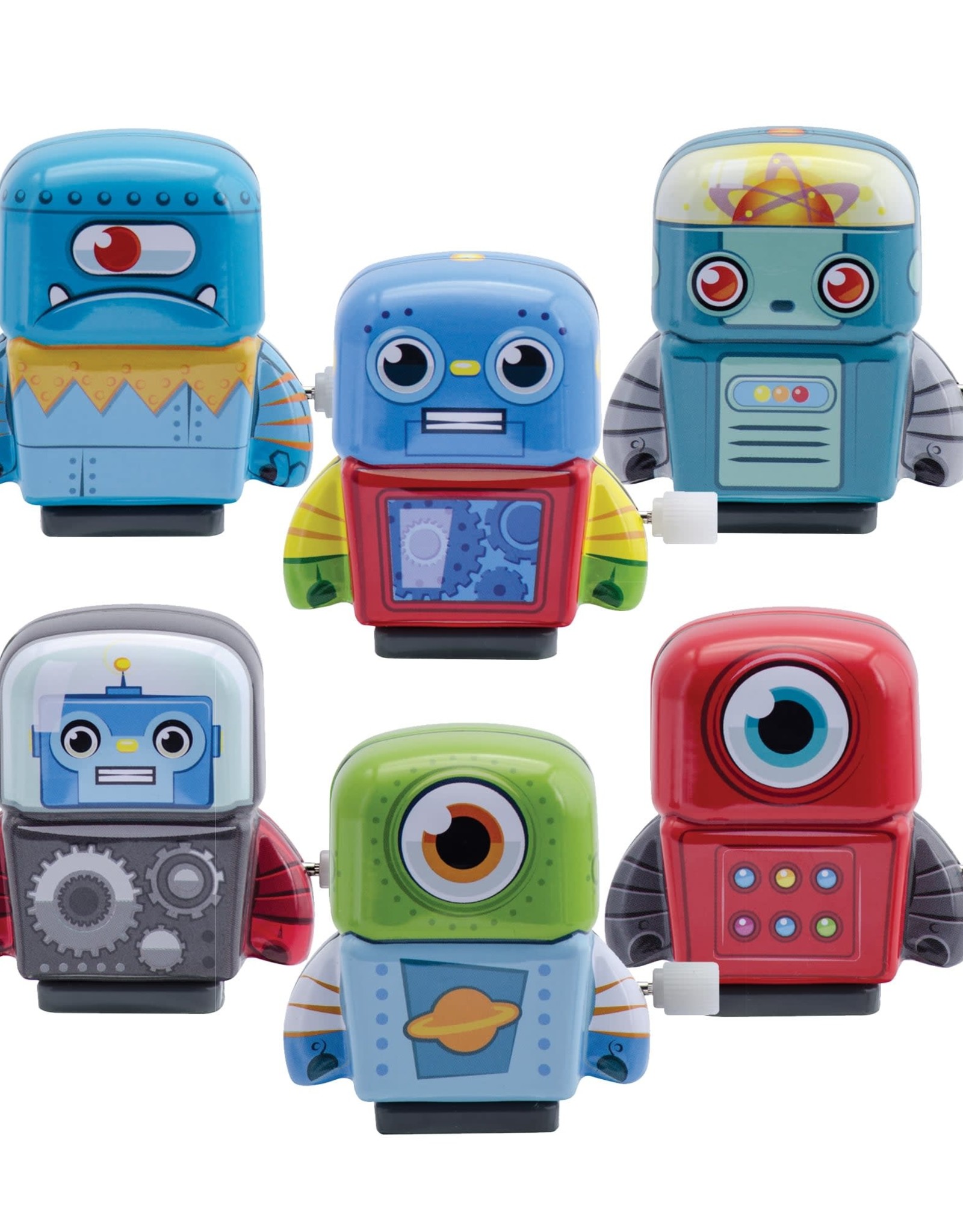 Schylling Mini Tin Robots Wind Up