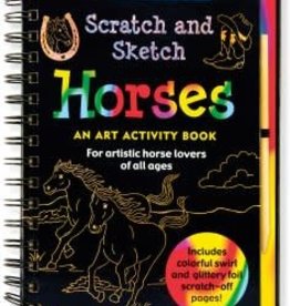 Peter Pauper Press Horses Scratch & Sketch
