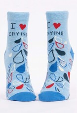 Blue Q Women’s ankle Socks I LoveCrying