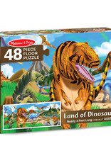 Melissa & Doug Land of Dinosaurs Floor Puzzle 48p