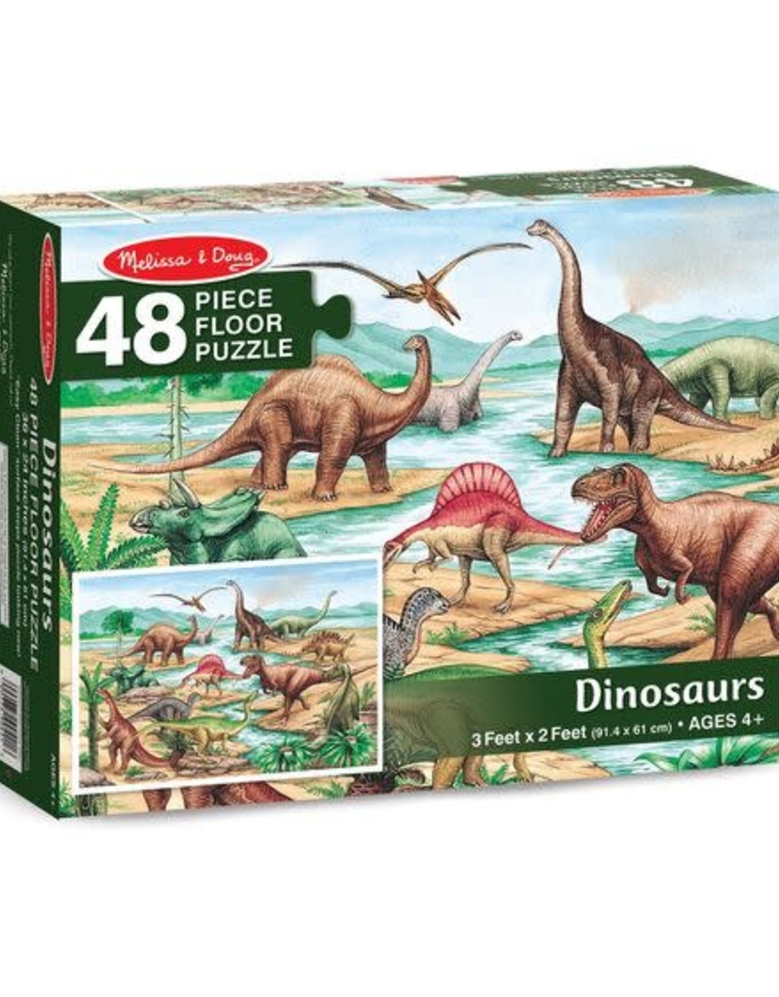 Melissa & Doug Dinosaurs Floor Puzzle 48p