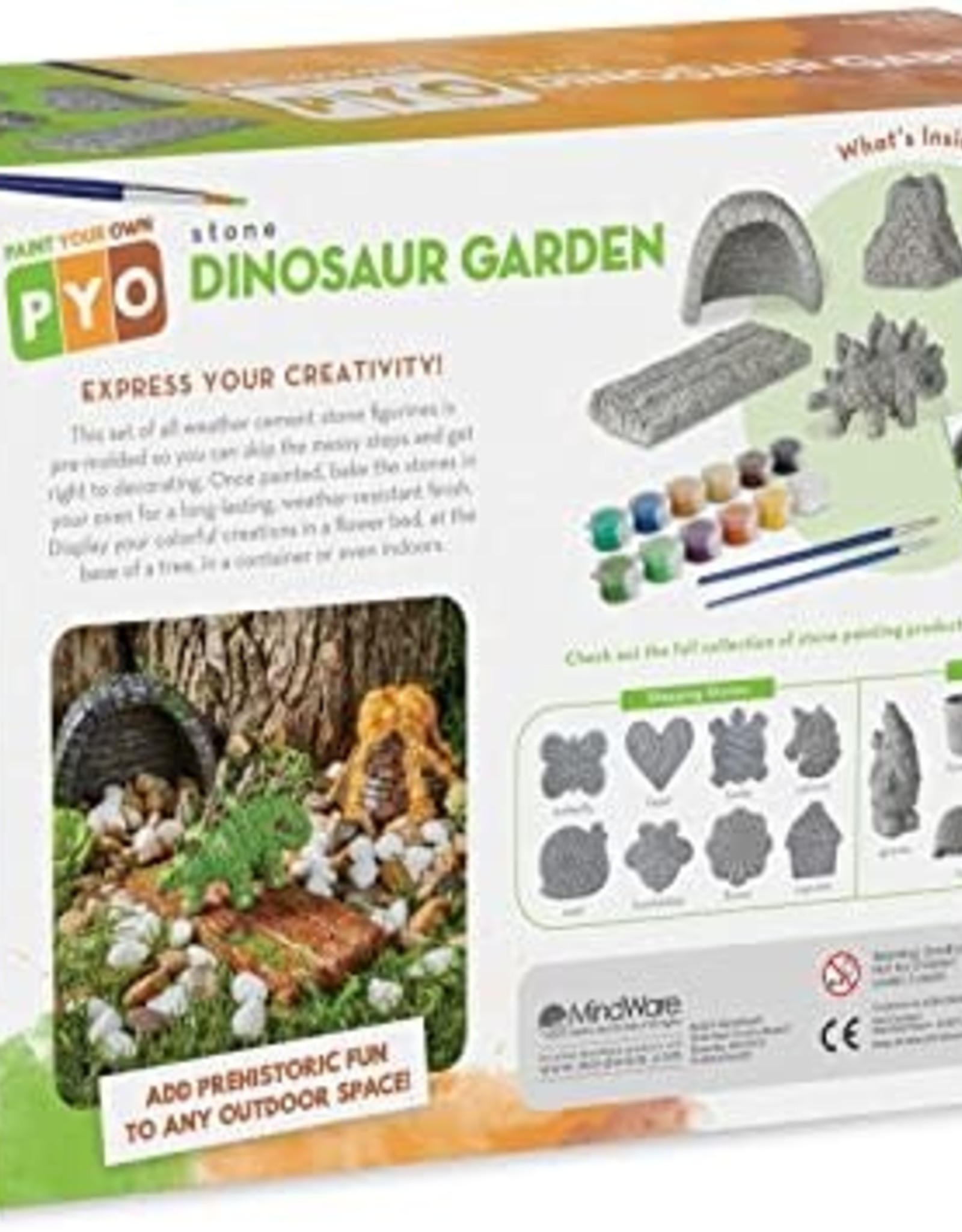 Outset media Paint Your Own Dino Garden