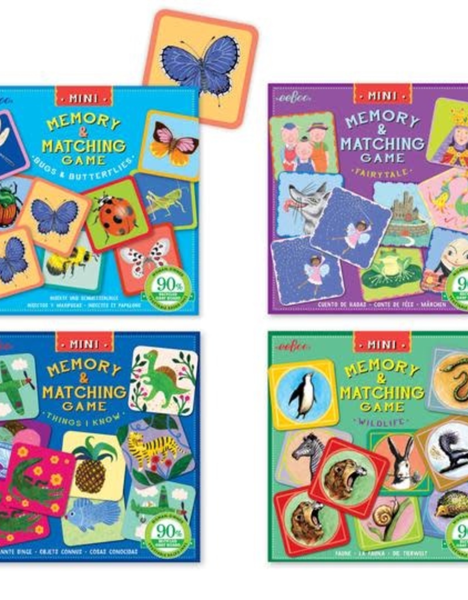 eeboo Eeboo Mini Memory & Matching Games