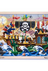 Melissa & Doug Wooden Jigsaw Puzzle 48pc Pirate