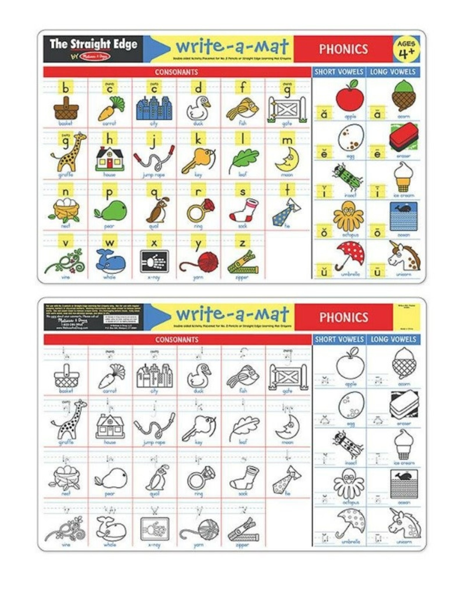 Melissa & Doug Learning mats Phonics