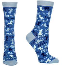 Blue Q Women’s Crew Socks Dogsss!!!