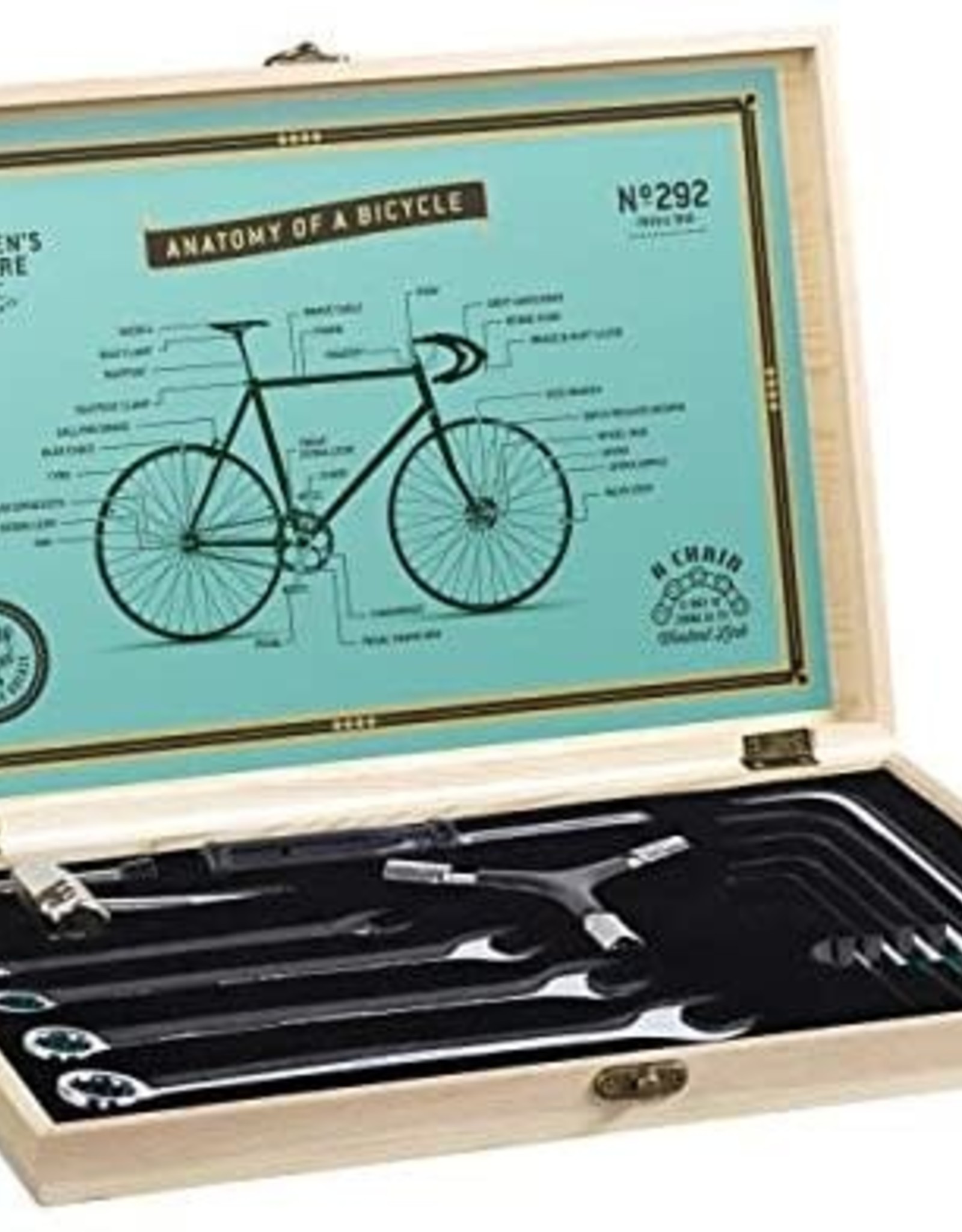 Wild & Wolf Bicycle Tool Kit in Wooden Box