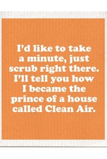 Bold Faced Dishcloth - Prince Clean Air