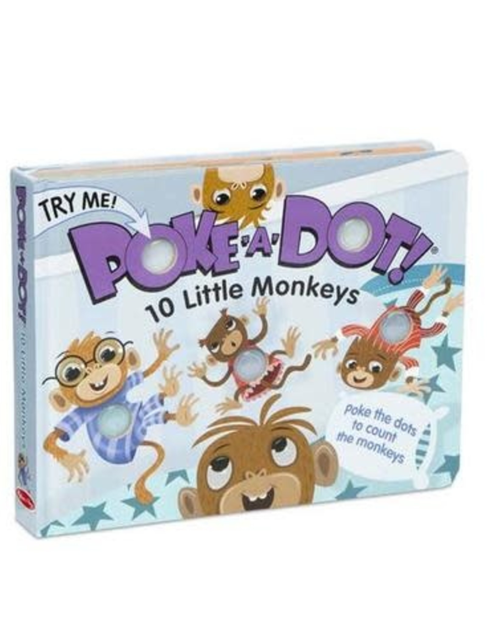 Melissa & Doug Poke a dot Book - 10 LittleMonkeys