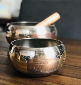 Stone Handcrafts and Gifts Silver Singing Bowls Sm