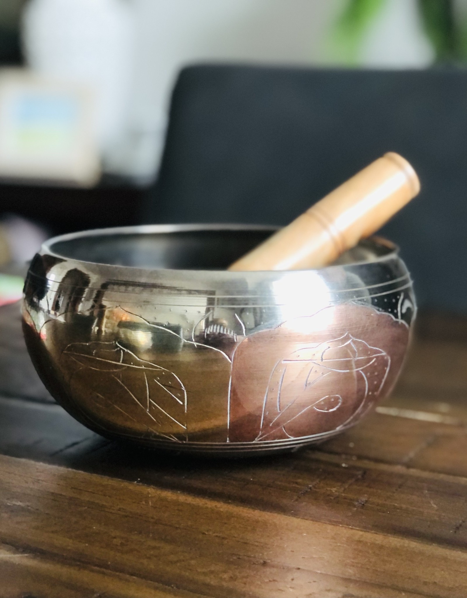 Stone Handcrafts and Gifts Silver Singing Bowl Lg 1500g