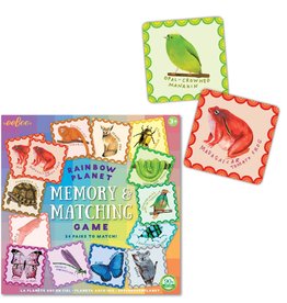 eeboo Rainbow Planet Memory Game