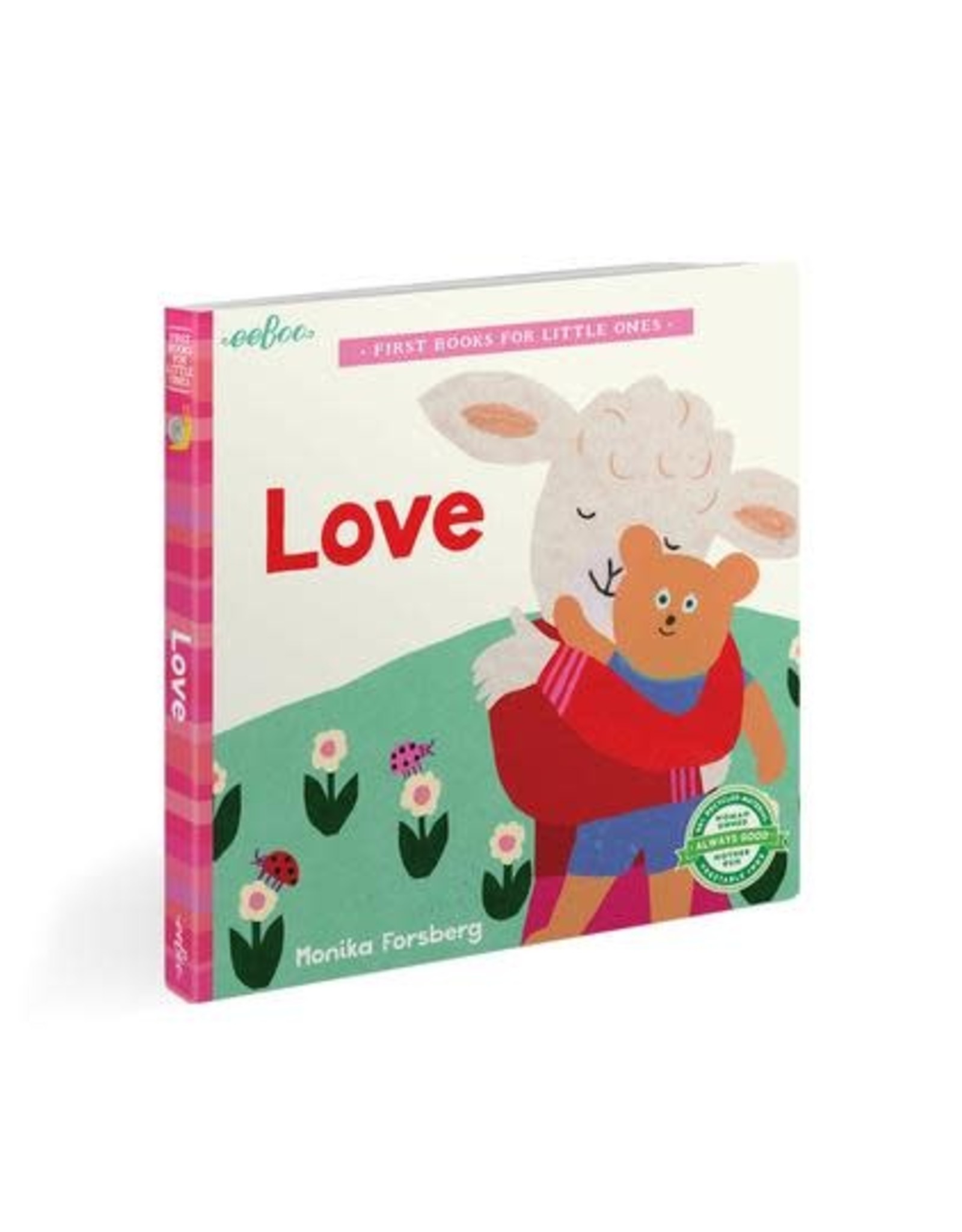 eeboo Eeboo Hard Books for Baby-  Love