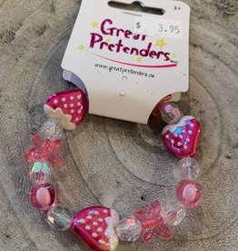 Great Pretenders Very Merry Strawberry  Bracelet (clear/pink)