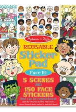 Melissa & Doug M & D Reusable Sticker Pad - Face it