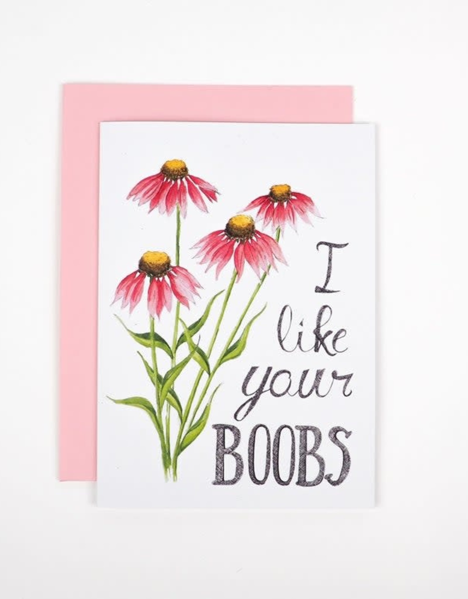 Naughty Florals Naughty Florals Cards Boobs