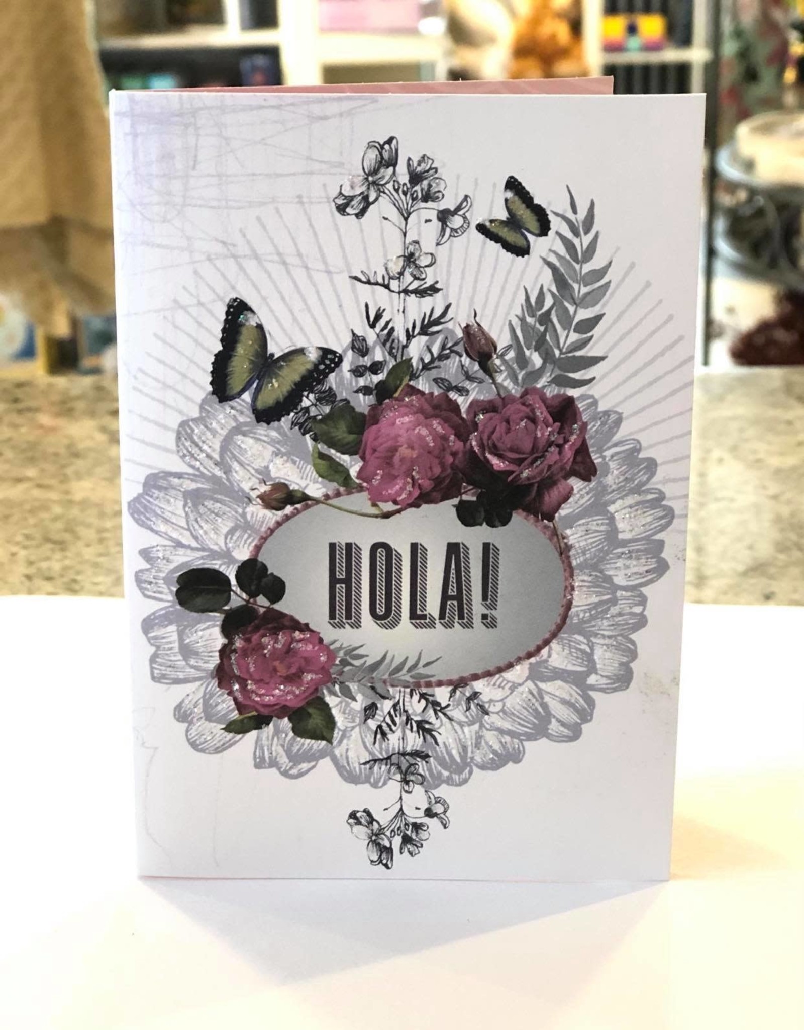 Bella Flor Papaya Mini Cards Hola