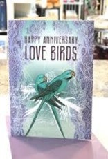 Bella Flor Papaya Mini Cards Love Birds