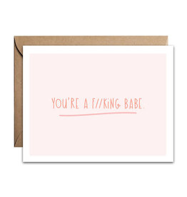 Pixel Paper Hearts PPH Card - F//king Babe