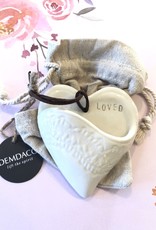 Demdaco Loved Heart Ornament