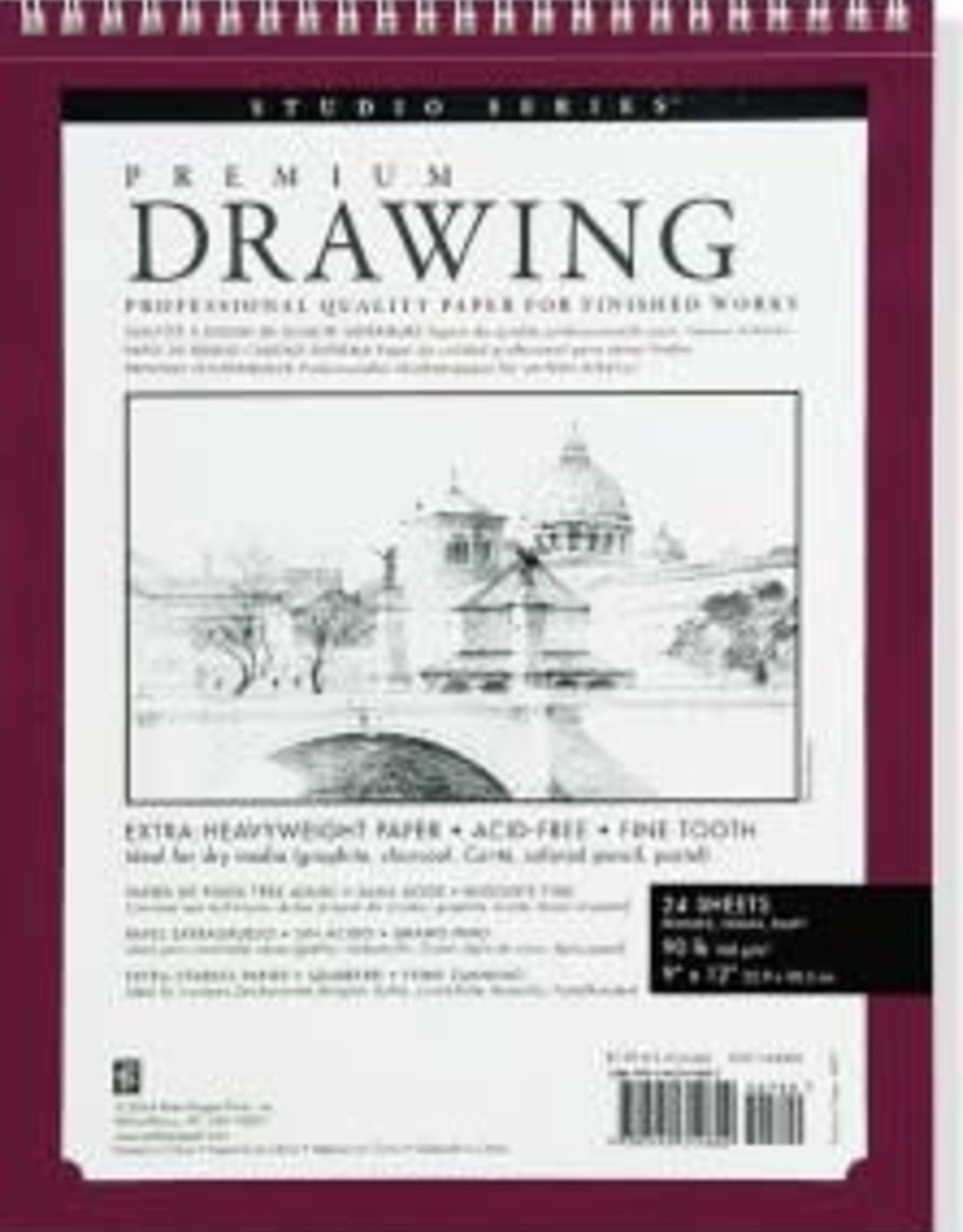 Peter Pauper Press Premium Drawing Pad 9x12