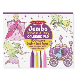 Melissa & Doug Jumbo Coloring Pad- Princess & Fairy-