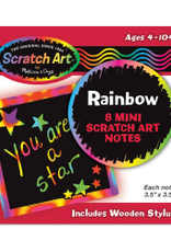 Melissa & Doug Rainbow Mini Scratch Art Notes