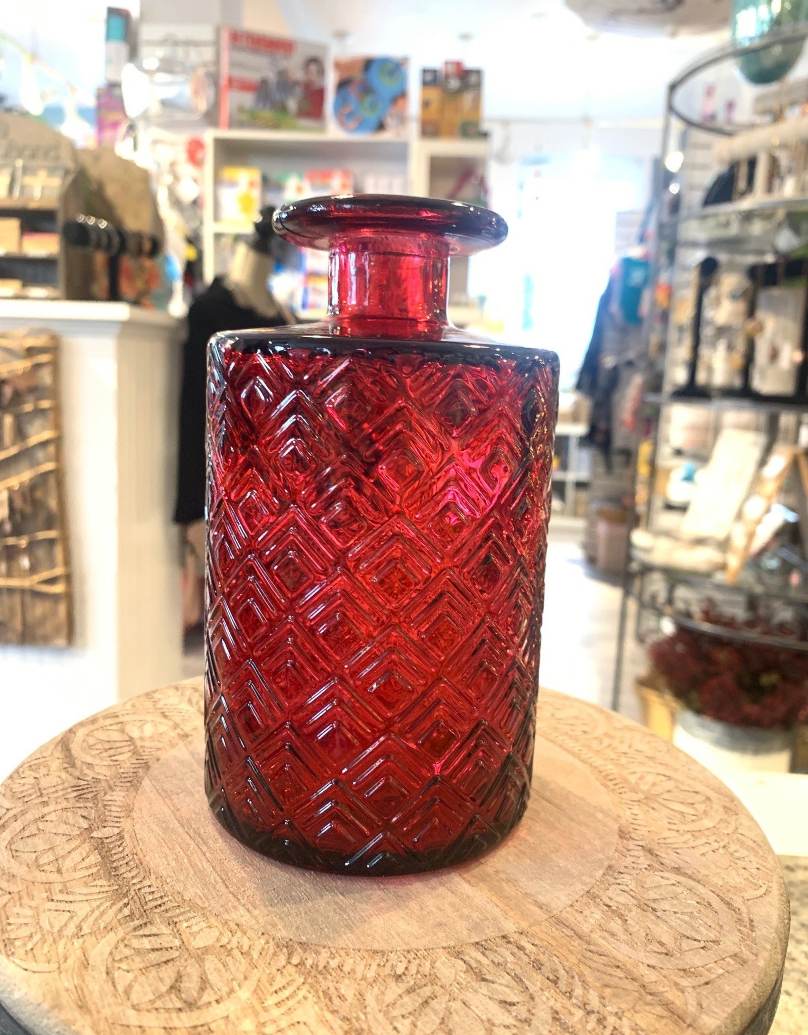 OCD Passion Ruby Vase Recycled Glass