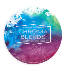 OOLY Chroma Blends Round Watercolor paper