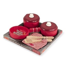 Melissa & Doug Wooden Kitchen Accessory set