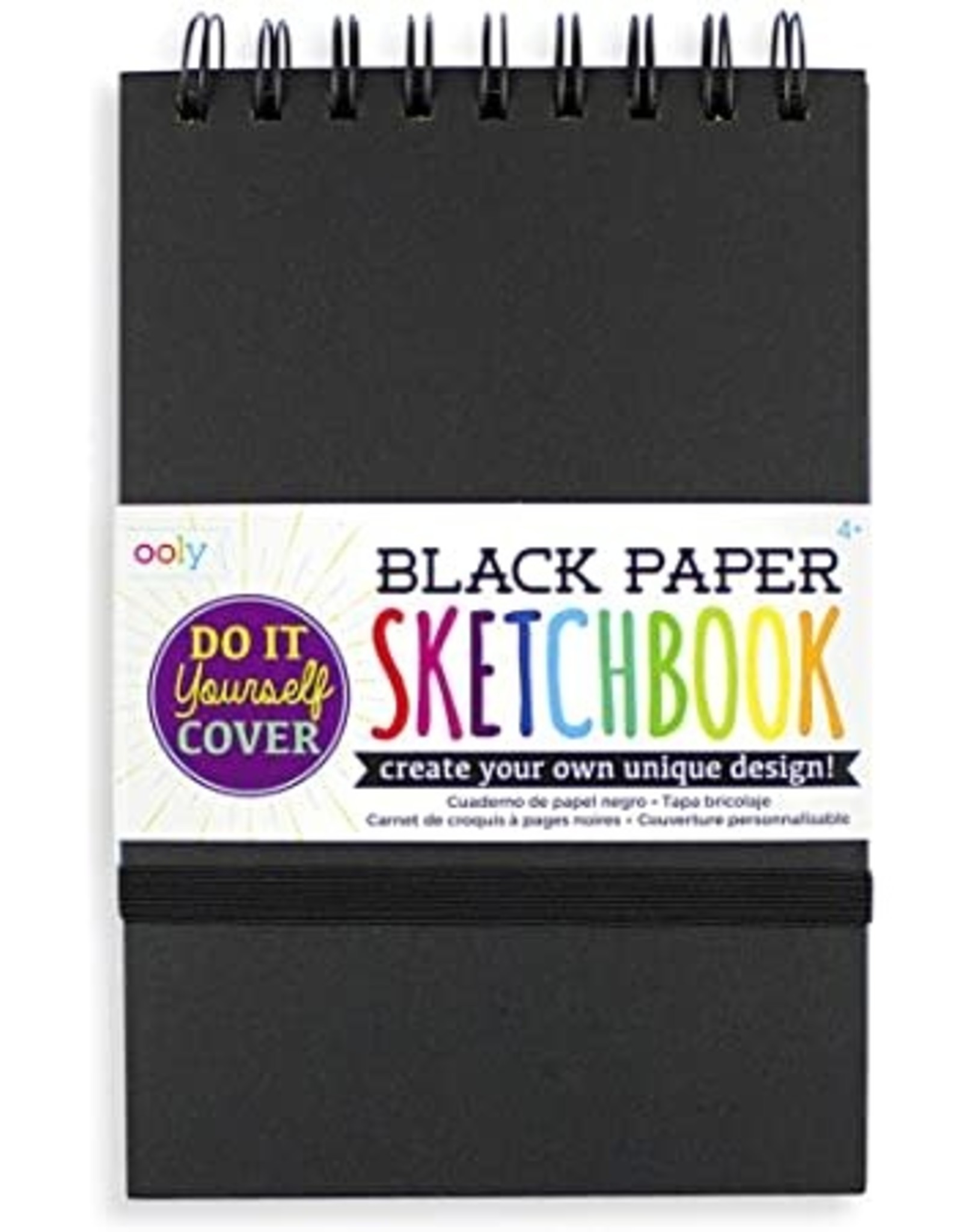 OOLY Black Paper sm sketchbook