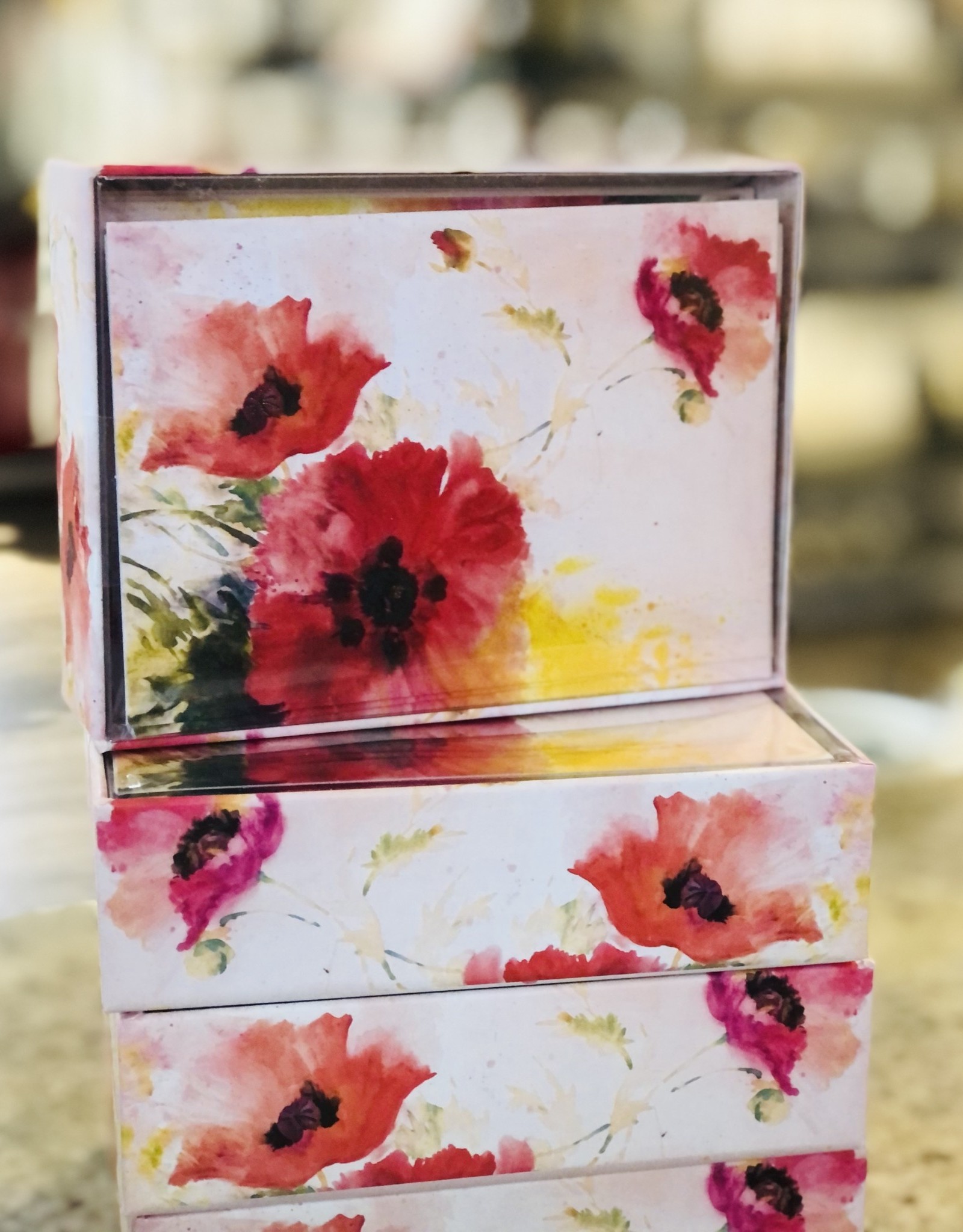 Peter Pauper Press Note Cards - Poppies