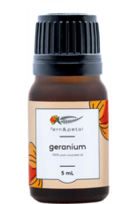 Fern & Petal Geranium Essential oil 5ml FP