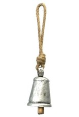 Single Hanging Bell Silver 4"
